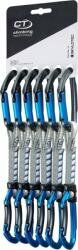 Climbing Technology Lime Set NY Expressz Anthracite/Electric Blue Solid Straight/Solid Bent Gate 12.0