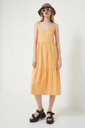 Roxy rochie culoarea portocaliu, midi, evazati PPYX-SUD15L_22X