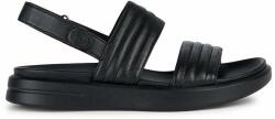 Geox sandale de piele D XAND 2S femei, culoarea negru, D35PAA 000TU C9999 PPYX-OBD1K9_99X