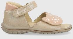 Primigi sandale din piele intoarsa pentru copii culoarea auriu PPYX-OBG0PR_10Y
