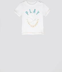 Coccodrillo tricou de bumbac pentru copii culoarea alb, cu imprimeu PPYX-TSB0L8_00X