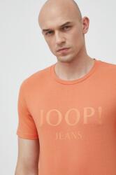 JOOP! tricou din bumbac culoarea portocaliu, cu imprimeu PPYX-TSM1DA_23X