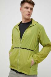 4F jachetă de alergare culoarea verde PPYX-KUM0JF_77X