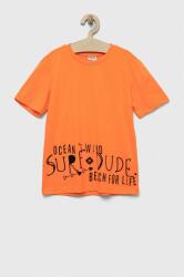 Birba Trybeyond tricou copii culoarea portocaliu, cu imprimeu PPYX-TSB0CM_23X