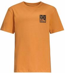 Jack Wolfskin tricou de bumbac pentru copii TEEN EXPLORING T B culoarea galben, cu imprimeu PPYX-TSK08Z_18X