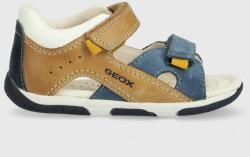 Geox sandale din piele pentru copii culoarea bej PPYX-OBK0JA_80X