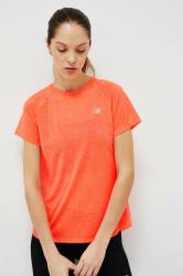 New Balance tricou de alergare Impact Run culoarea portocaliu PPYX-TSD26E_22X