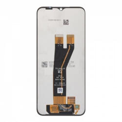 Samsung A146B Galaxy A14 5G, A145F Galaxy A14 4G, M146B Galaxy M14 4G lcd kijelző és érintőpanel, fekete (Fekete széles csatlakozós flex kábel verzió, gyári)
