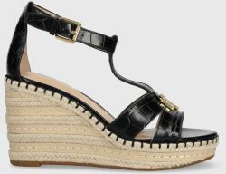 Lauren Ralph Lauren sandale Hale II femei, culoarea negru, toc pana, 802901589006 PPYX-OBD2YL_99X