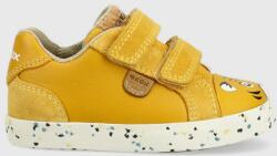 GEOX sneakers pentru copii x WWF culoarea galben PPYX-OBK0HW_11X