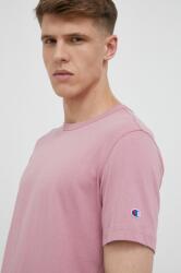 Champion tricou din bumbac culoarea roz, neted PPYX-TSM1OK_34X