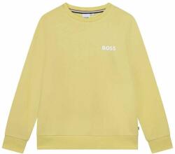 HUGO BOSS bluza copii culoarea galben, neted PPYX-BLB062_11X