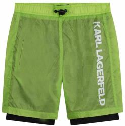 Karl Lagerfeld pantaloni scurti copii culoarea verde, talie reglabila PPYX-SZB09R_71X