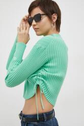 Calvin Klein pulover de bumbac culoarea verde, light, cu turtleneck PPYX-SWD0CJ_76X