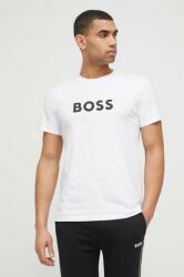 Boss tricou de plajă culoarea alb, cu model 50491706 PPYX-TSM1JG_00X