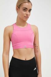 adidas Performance sutien sport culoarea roz, neted PPYX-BID0EM_42X