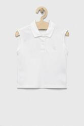 Calvin Klein tricou polo culoarea alb, cu guler PPYX-TSG0CN_00X