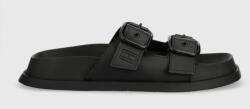 Tommy Jeans papuci FANCY SANDAL femei, culoarea negru, EN0EN02136 PPYX-KLD06W_99X