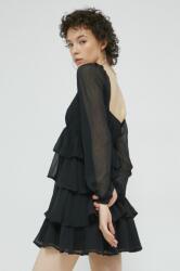 Abercrombie & Fitch rochie culoarea negru, mini, evazati PPYX-SUD0N8_99X
