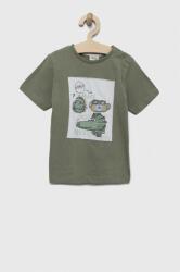 Birba Trybeyond tricou din bumbac pentru bebelusi culoarea verde, cu imprimeu PPYX-TSB0CC_97X