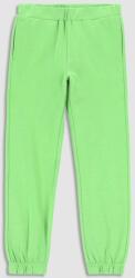 Coccodrillo pantaloni de trening din bumbac pentru copii culoarea verde, neted PPYX-SPG035_77X