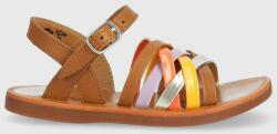 Pom D'api sandale din piele pentru copii culoarea maro PPYX-OBG19E_82X