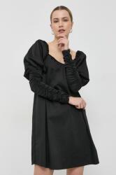 Notes du Nord rochie Fawn culoarea negru, mini, drept PPYX-SUD0AW_99X