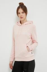 PUMA bluză trening culoarea roz, cu glugă, cu imprimeu PPYX-BLD087_03X