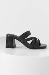 Answear Lab sandale de piele culoarea negru BPYX-OBD04C_99X
