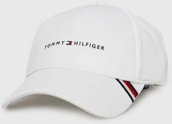 Tommy Hilfiger sapca culoarea alb, cu imprimeu PPYX-CAM040_00X