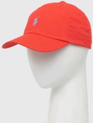 Ralph Lauren șapcă de baseball din bumbac culoarea roșu, cu imprimeu 710667709 PPYX-CAM020_33X