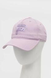 Fila șapcă de baseball din bumbac culoarea violet, cu imprimeu PPYX-CAU05D_45X