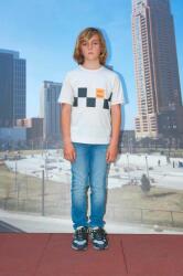 Sisley tricou copii culoarea bej, cu imprimeu PPYX-TSB08L_08X