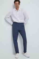MEDICINE pantaloni barbati, culoarea albastru marin, cu fason chinos ZPYX-SPM070_59M