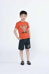 KENZO tricou de bumbac pentru copii culoarea rosu, cu imprimeu PPYX-TSB0I0_33X