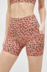 Billabong pantaloni scurți de antrenament Summit culoarea rosu, modelator, high waist PPYX-SZD0CO_92X (ABJWH00107)