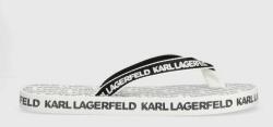 Karl Lagerfeld slapi KOSTA MNS barbati, culoarea alb, KL71003 PPYX-KLM06Y_00X