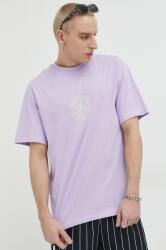 Dickies tricou din bumbac culoarea violet, cu imprimeu PPYX-TSM1UF_45X