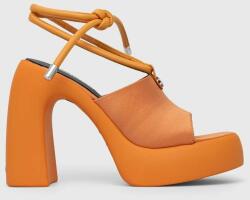 Karl Lagerfeld sandale ASTRAGON HI culoarea portocaliu, KL33725 PPYX-OBD24L_22X