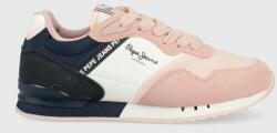 Pepe Jeans sneakers pentru copii London Basic culoarea roz PPYX-OBK0RU_03X