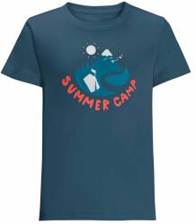 Jack Wolfskin tricou copii SUMMER CAMP T K culoarea albastru marin, cu imprimeu PPYX-TSK08Y_59X