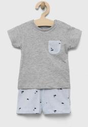 Zippy pijamale de bumbac pentru copii culoarea gri, modelator PPYX-BIK00U_09X