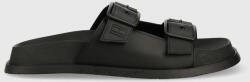 Tommy Jeans papuci SANDAL barbati, culoarea negru, EM0EM01148 PPYX-KLM03M_99X