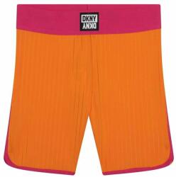 DKNY pantaloni scurti copii culoarea portocaliu, cu imprimeu PPYX-SZG08G_22X
