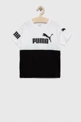 PUMA tricou de bumbac pentru copii PUMA POWER Tee B culoarea alb, cu imprimeu PPYX-TSK025_00X