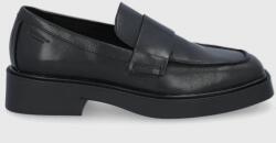 Vagabond Shoemakers Mocasini de piele femei, culoarea negru, cu toc plat 9BY8-OBD23M_99X
