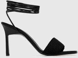 Calvin Klein sandale GEO STIL GLADI SANDAL 90HH culoarea negru, HW0HW01467 PPYX-OBD0HP_99X