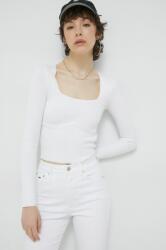 Abercrombie & Fitch pulover culoarea alb PPYX-BDD03K_00X