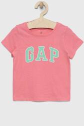 GAP tricou de bumbac pentru copii culoarea portocaliu PPYX-TSG0DE_32X