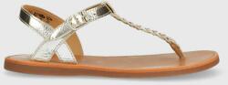 Pom D'api sandale din piele pentru copii culoarea auriu PPYX-OBG185_10Y